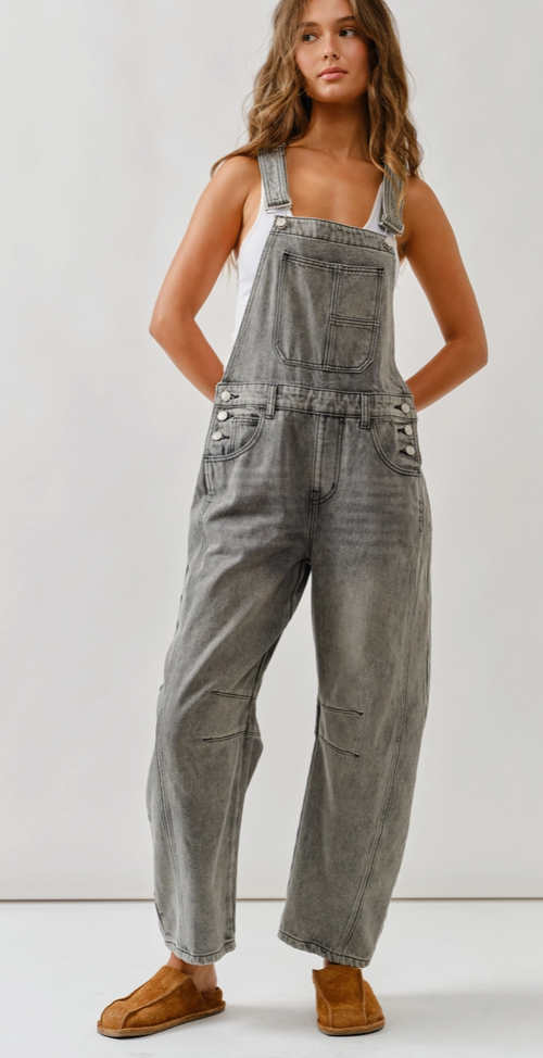 Aaron & Amber Denim Overalls