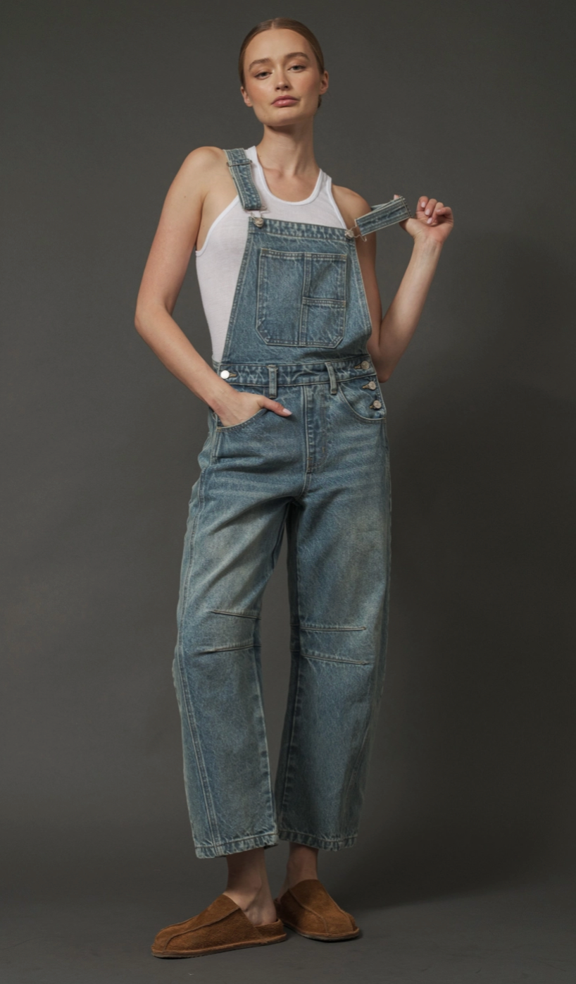 Aaron & Amber Denim Overalls